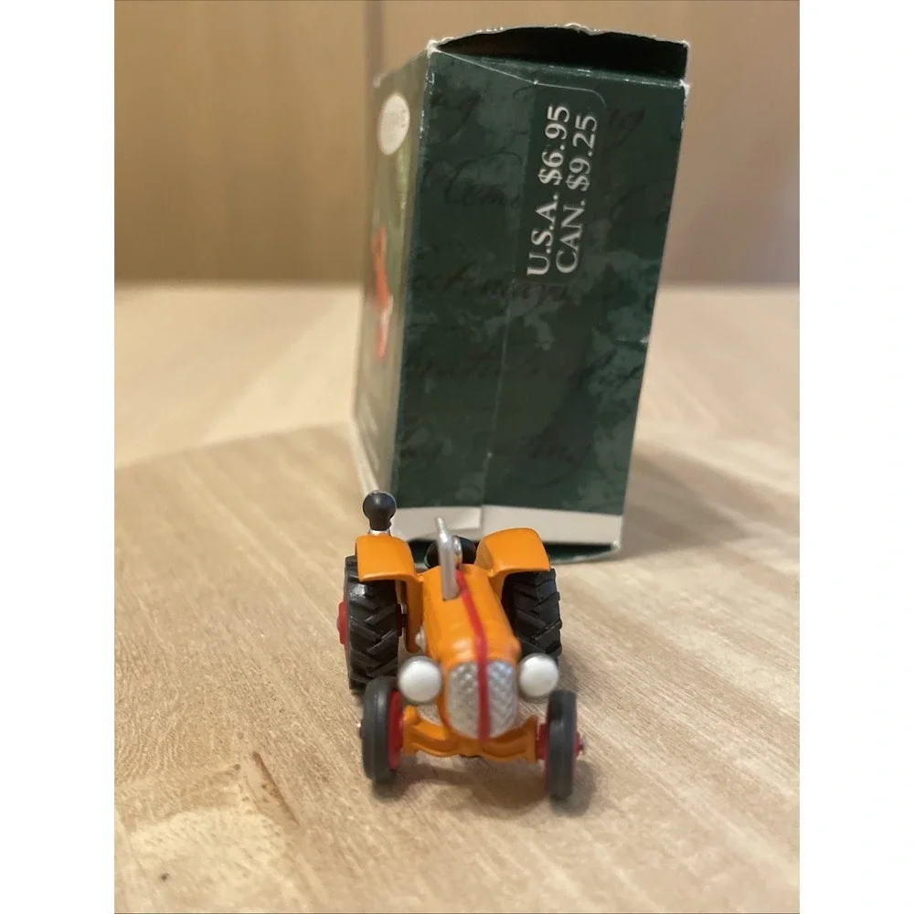 Hallmark Keepsake Miniature Antique Tractor Ornament 2000 Die-Cast Metal w/ Box